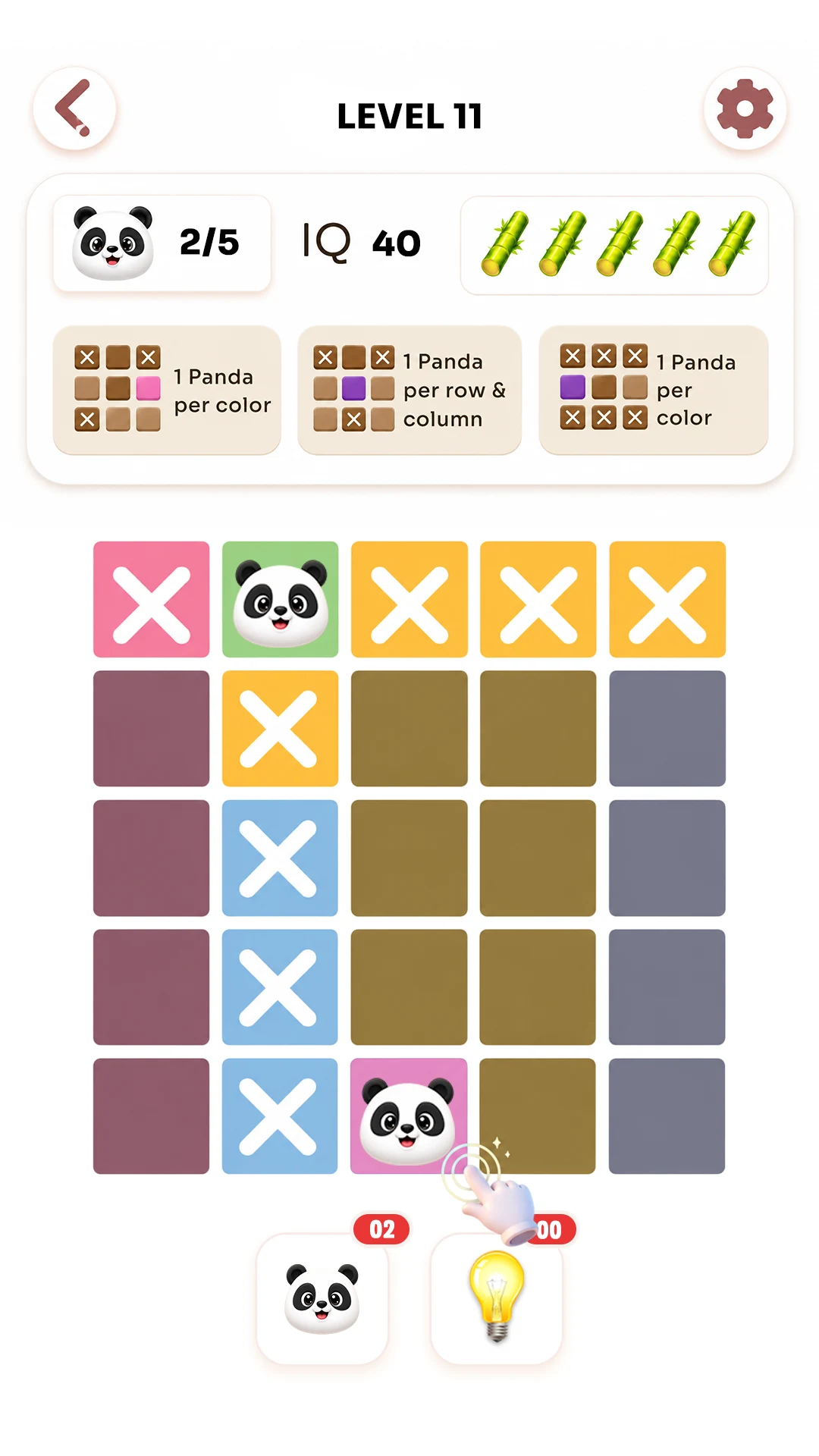 Panda Doku: Brain Puzzle Games screenshot