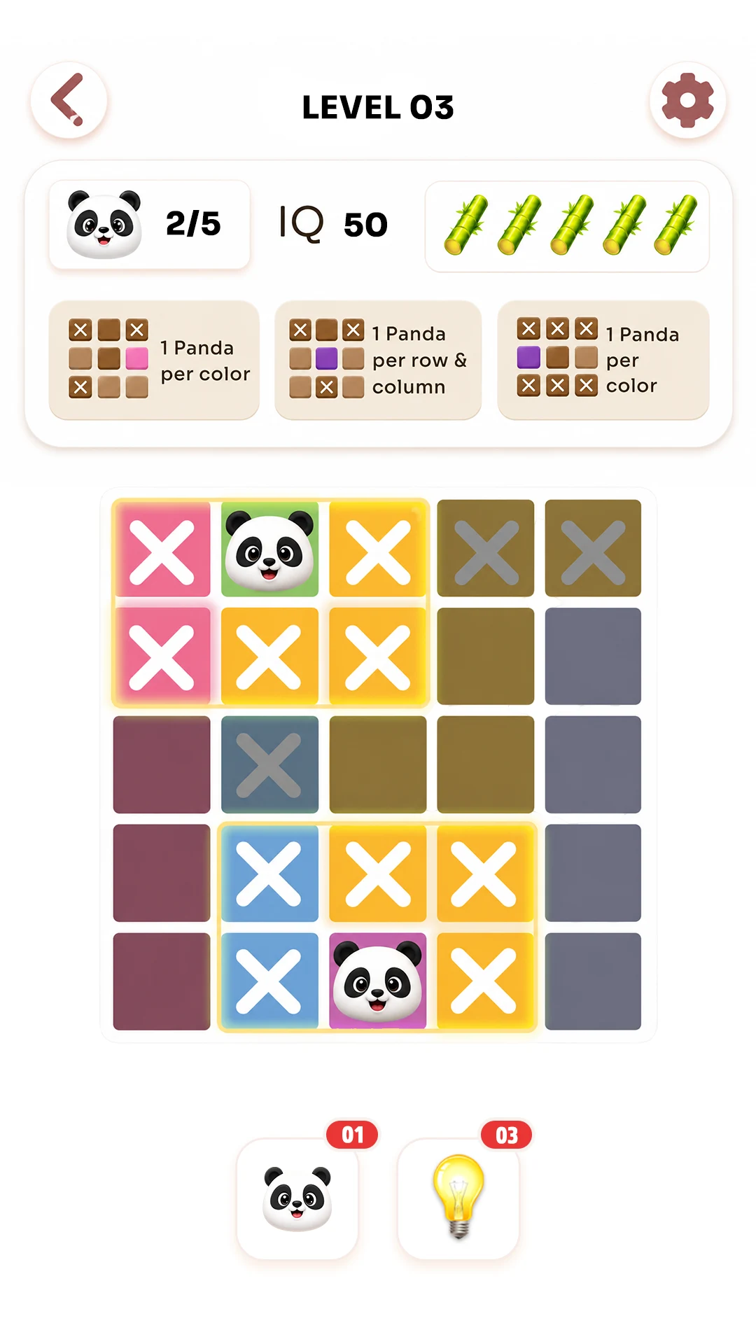 Panda Doku: Brain Puzzle Games screenshot