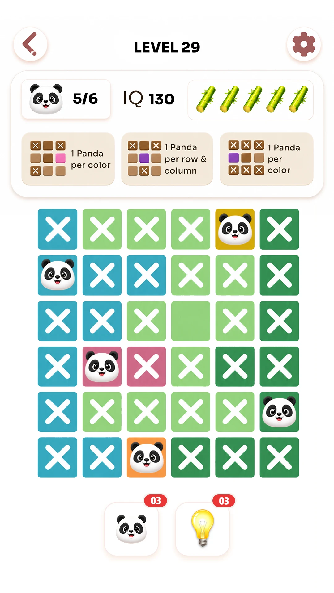 Panda Doku: Brain Puzzle Games screenshot