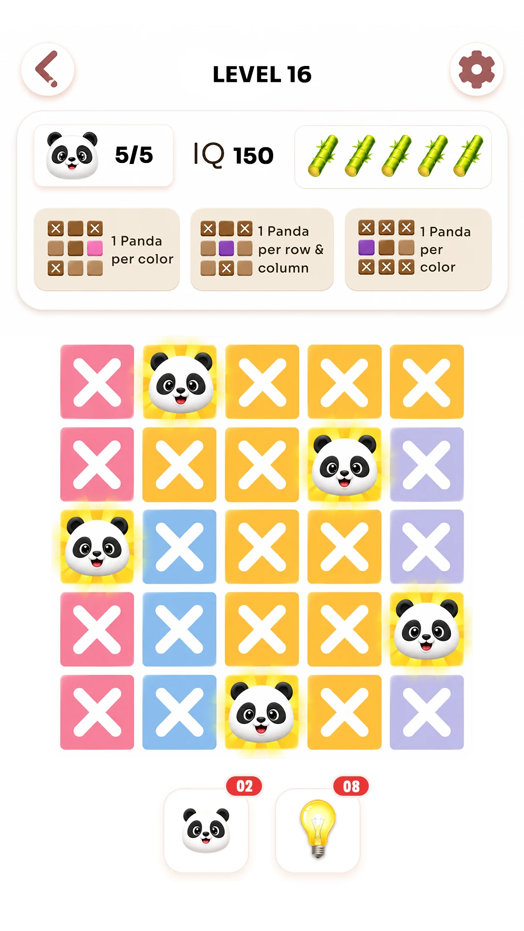 Panda Doku: Brain Puzzle Games screenshot