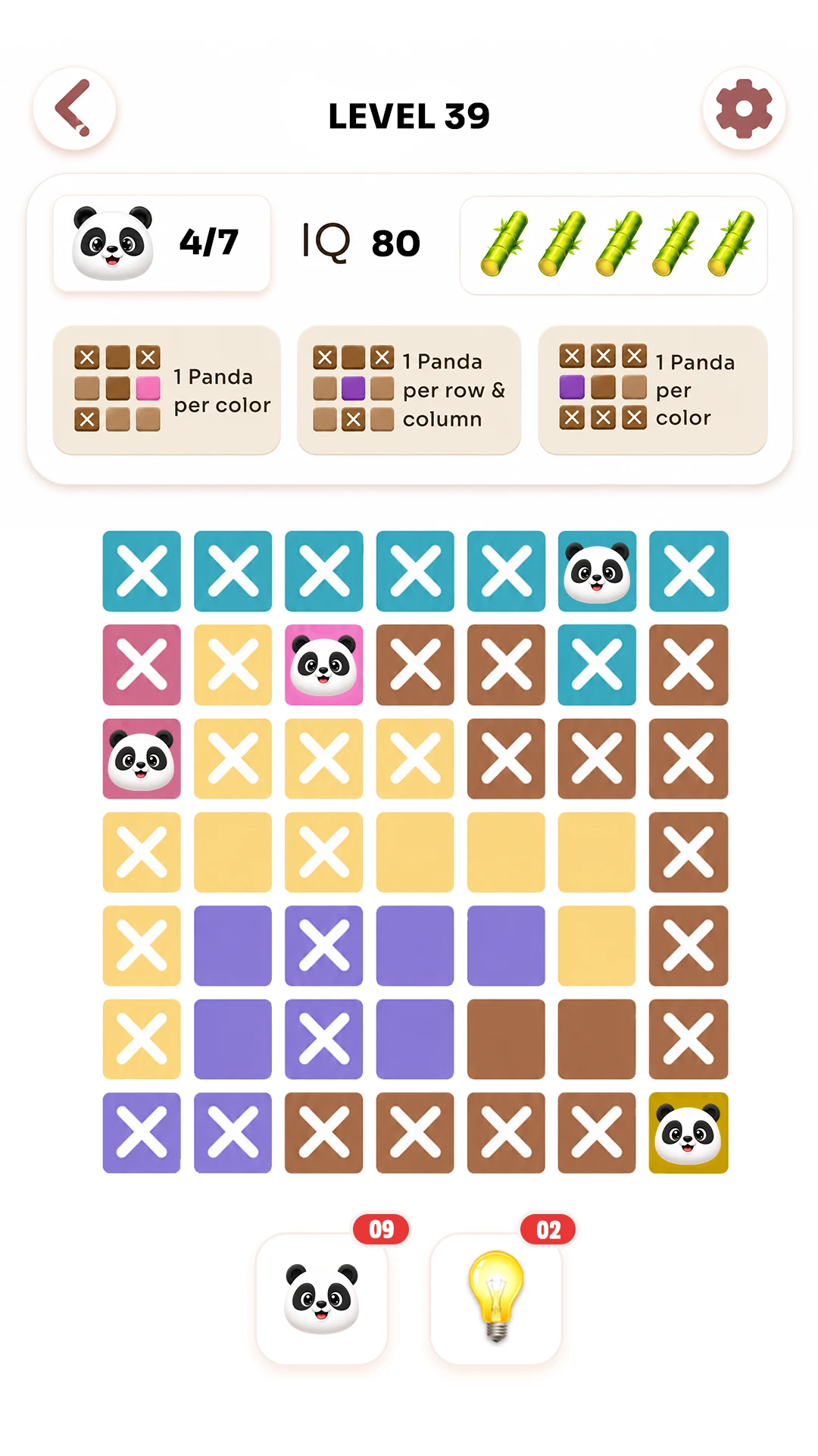Panda Doku: Brain Puzzle Games screenshot