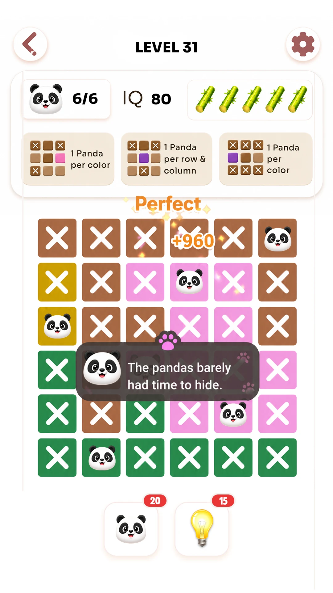 Panda Doku: Brain Puzzle Games screenshot
